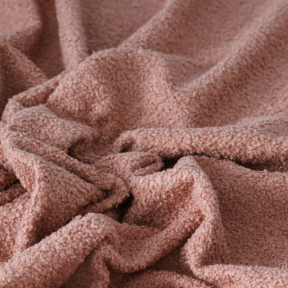 Pelican Boucle Weave Textured In Colour Orange Upholstery Fabric CTR-2199