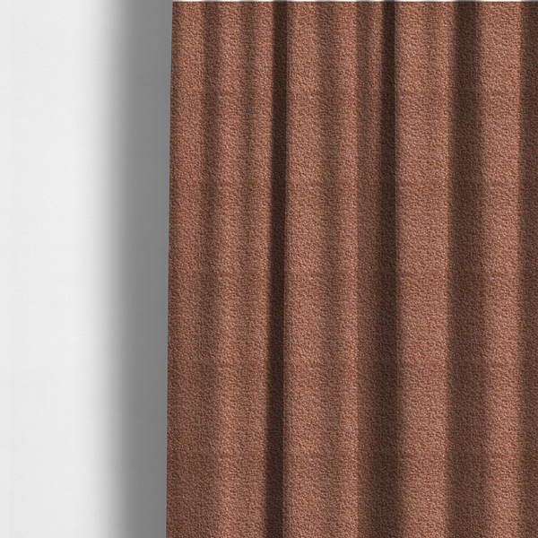 Pelican Boucle Weave Textured In Colour Orange Upholstery Fabric CTR-2199 - Made To Measure Curtains