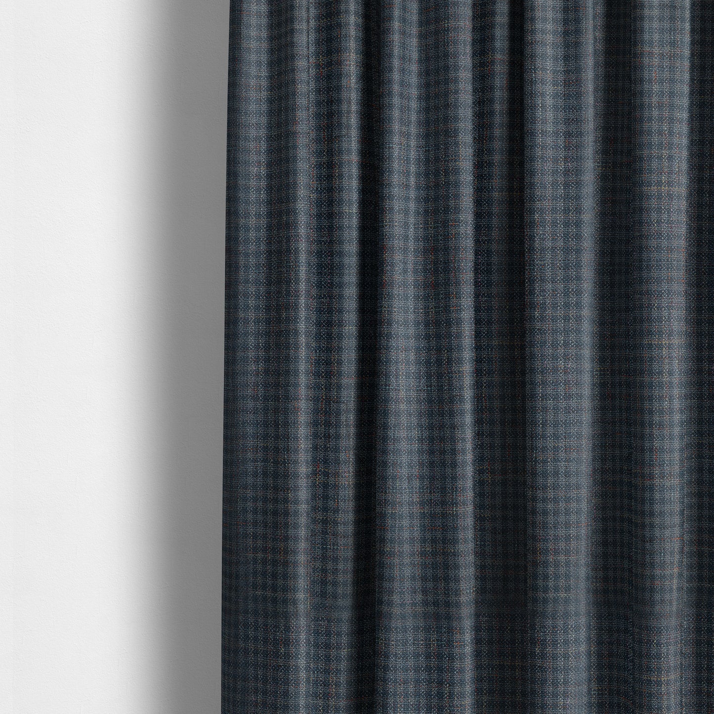 Byron Thick Durable Weave Blue Colour Furnishing Fabrics CTR-22 - Made To Measure Curtains