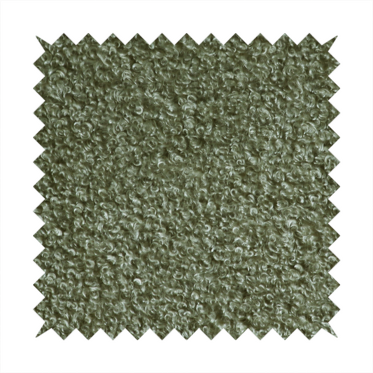 Pelican Boucle Weave Textured In Colour Green Upholstery Fabric CTR-2203