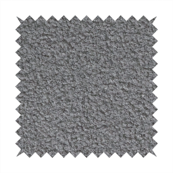 Pelican Boucle Weave Textured In Colour Grey Upholstery Fabric CTR-2204