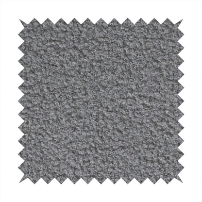 Pelican Boucle Weave Textured In Colour Grey Upholstery Fabric CTR-2204