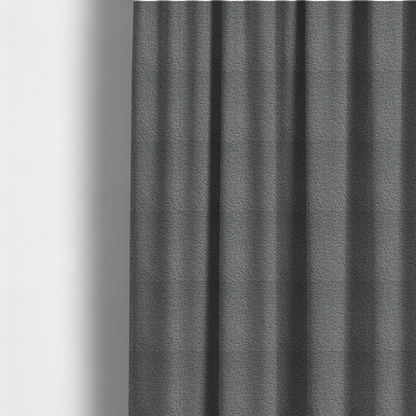 Pelican Boucle Weave Textured In Colour Grey Upholstery Fabric CTR-2204 - Made To Measure Curtains