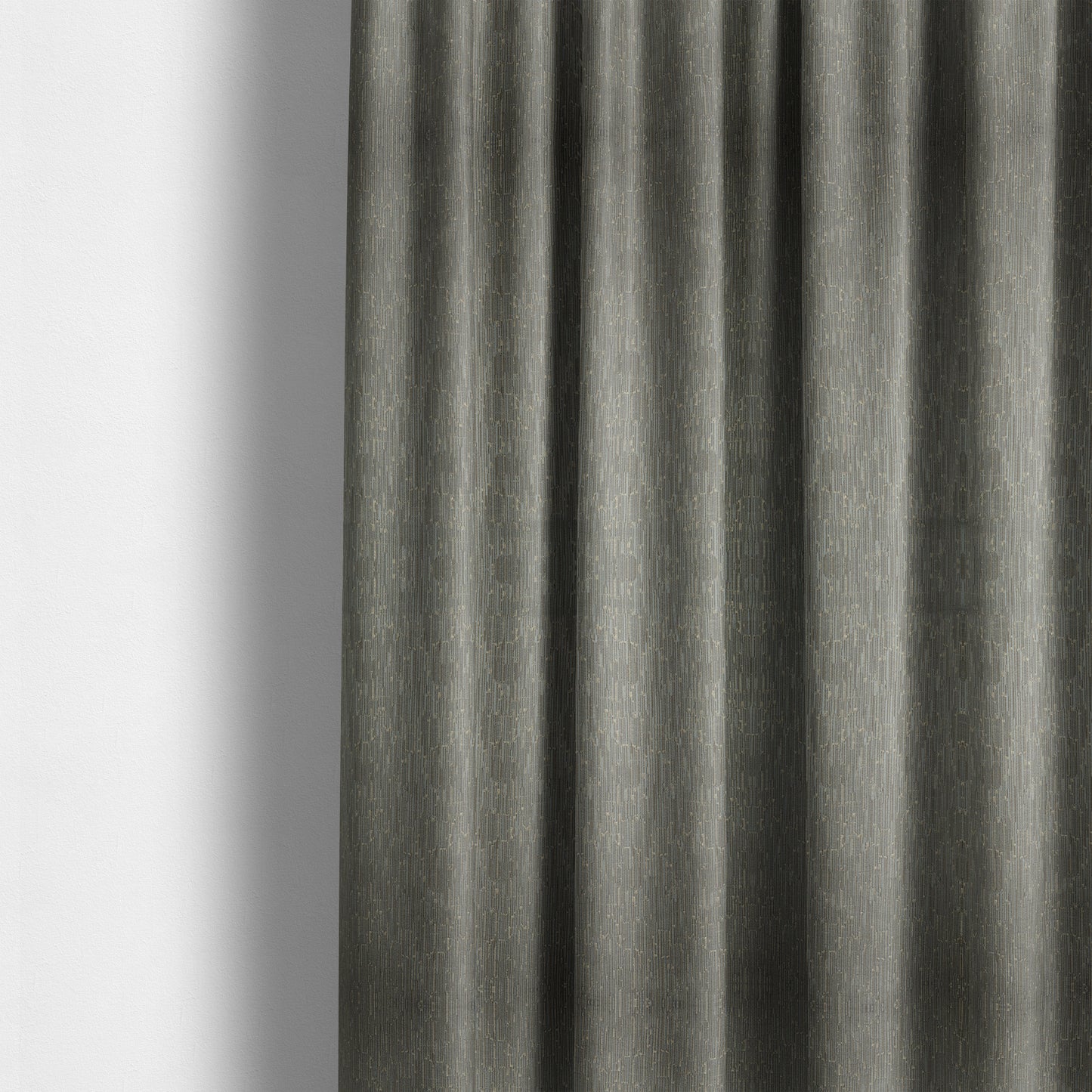 Casa Textured Shine Pattern Grey Furnishing Fabric CTR-2216 - Made To Measure Curtains