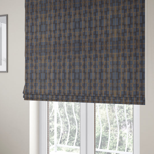 Casa Textured Uniformed Block Shine Pattern Purple Furnishing Fabric CTR-2224 - Roman Blinds