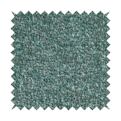 Omega Multicoloured Boucle Textured Chenille In Teal Green CTR-2231