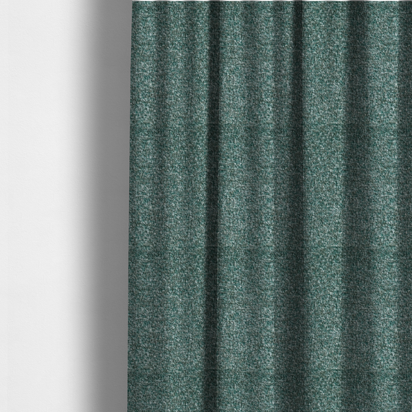 Omega Multicoloured Boucle Textured Chenille In Teal Green CTR-2231 - Made To Measure Curtains