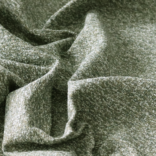 Omega Multicoloured Boucle Textured Chenille In Green CTR-2232