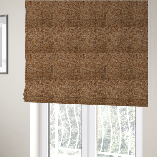 Omega Multicoloured Boucle Textured Chenille In Golden CTR-2234 - Roman Blinds