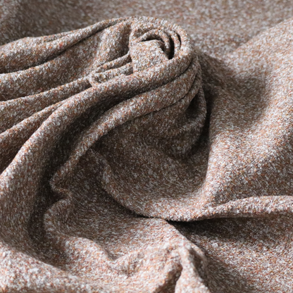 Omega Multicoloured Boucle Textured Chenille In Rust Orange CTR-2235