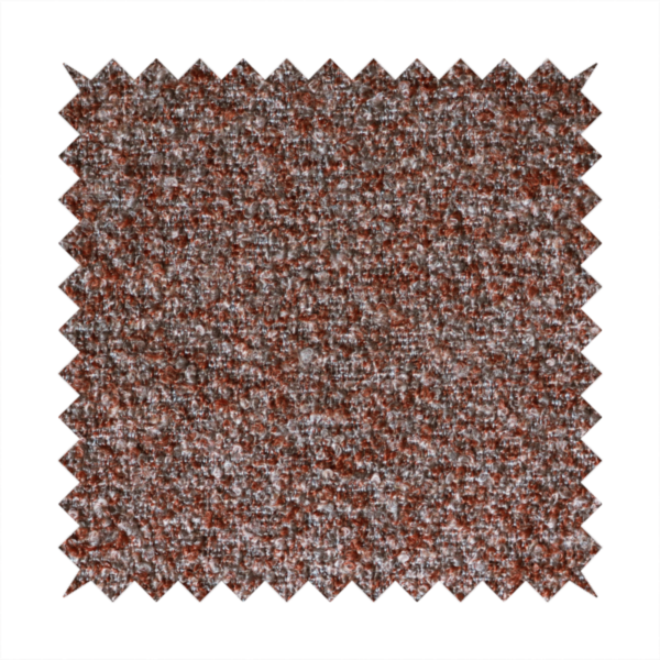 Omega Multicoloured Boucle Textured Chenille In Red CTR-2236