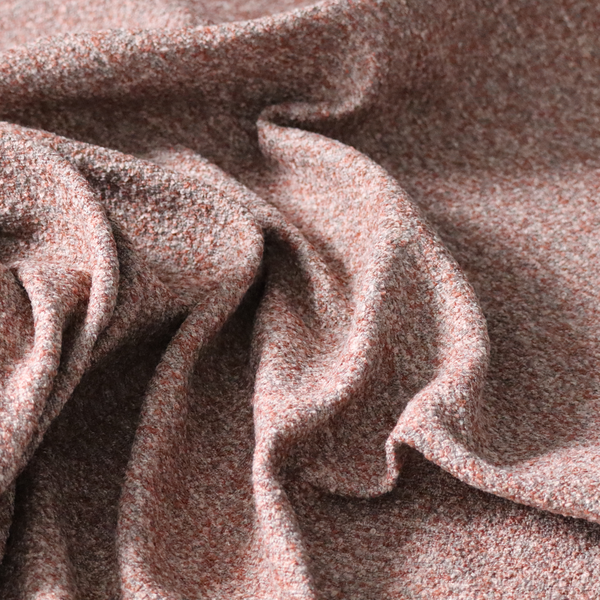 Omega Multicoloured Boucle Textured Chenille In Red CTR-2236