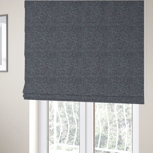 Omega Multicoloured Boucle Textured Chenille In Grey CTR-2237 - Roman Blinds