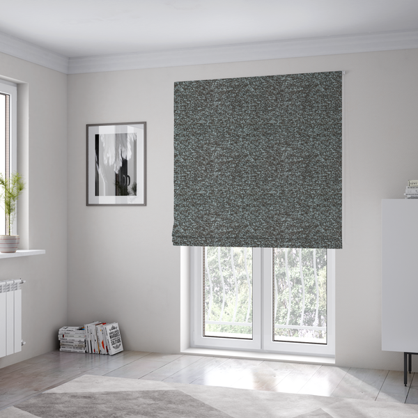 Omega Multicoloured Boucle Textured Chenille In Light Brown CTR-2238 - Roman Blinds