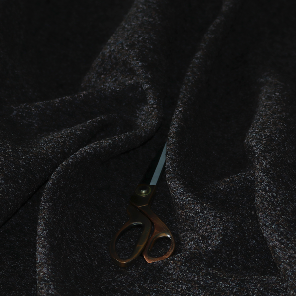 Omega Multicoloured Boucle Textured Chenille In Dark Brown CTR-2239