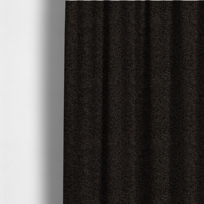Omega Multicoloured Boucle Textured Chenille In Dark Brown CTR-2239 - Made To Measure Curtains