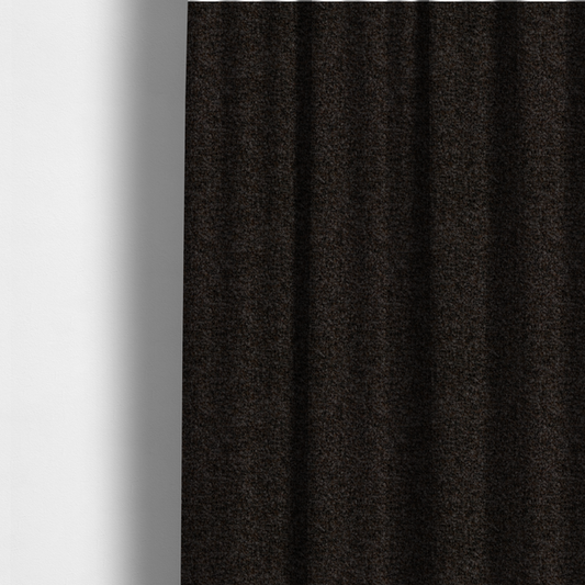 Omega Multicoloured Boucle Textured Chenille In Dark Brown CTR-2239 - Made To Measure Curtains