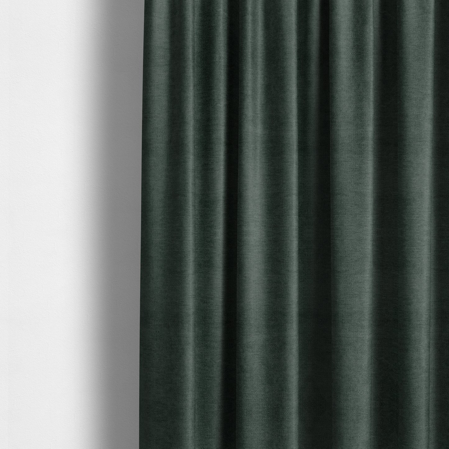 Tessuto Soft Chenille Plain Water Repellent Teal Green Upholstery Fabric CTR-2248 - Made To Measure Curtains