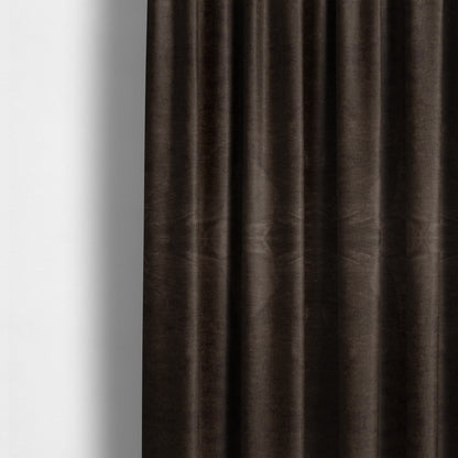 Tessuto Soft Chenille Plain Water Repellent Brown Upholstery Fabric CTR-2250 - Made To Measure Curtains