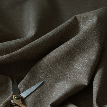 Oxford Flat Weave Water Repellent In Mocha Brown Upholstery Fabric CTR-2256