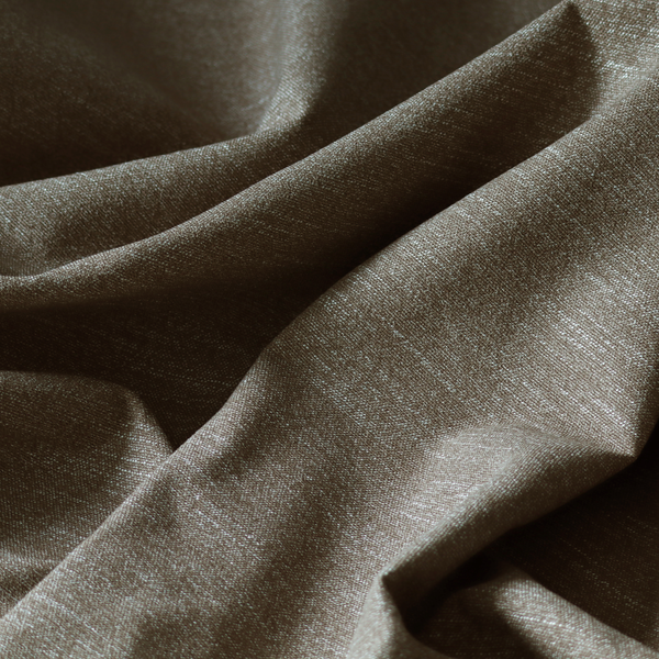 Oxford Flat Weave Water Repellent In Mocha Brown Upholstery Fabric CTR-2256