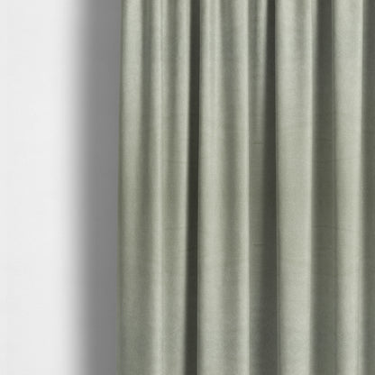 Kensington Velvet Semi Plain Beige Upholstery Fabric CTR-2256 - Made To Measure Curtains