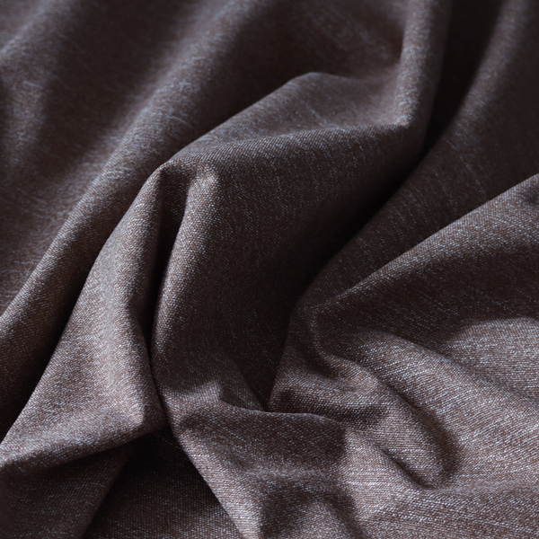 Oxford Flat Weave Water Repellent In Brown Upholstery Fabric CTR-2258