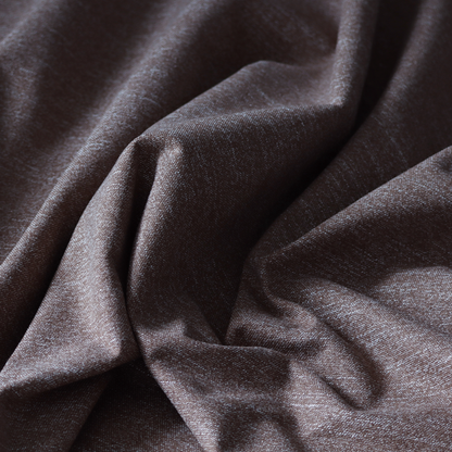 Oxford Flat Weave Water Repellent In Brown Upholstery Fabric CTR-2258