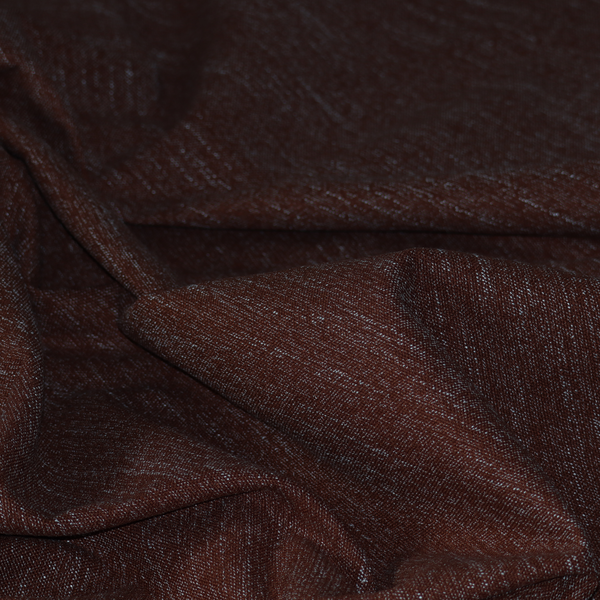 Oxford Flat Weave Water Repellent Chocolate Brown In Upholstery Fabric CTR-2259