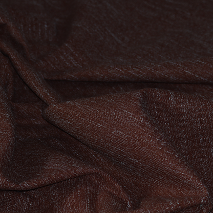 Oxford Flat Weave Water Repellent Chocolate Brown In Upholstery Fabric CTR-2259