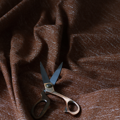 Oxford Flat Weave Water Repellent In Caramel Brown Upholstery Fabric CTR-2260