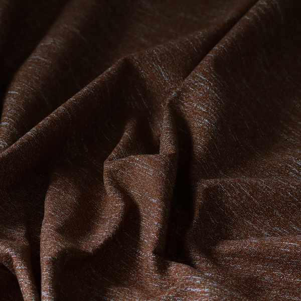 Oxford Flat Weave Water Repellent In Caramel Brown Upholstery Fabric CTR-2260