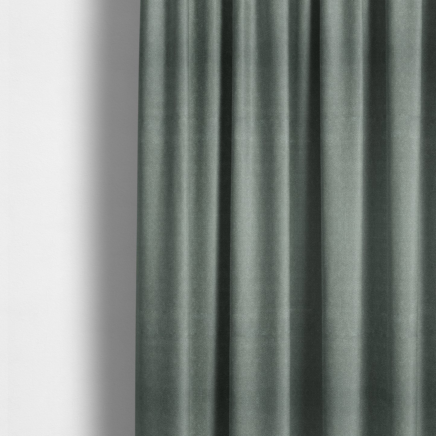 Kensington Velvet Semi Plain Silver Upholstery Fabric CTR-2260 - Made To Measure Curtains