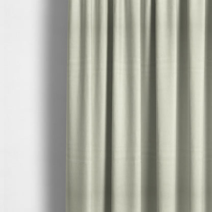 Kensington Velvet Semi Plain White Upholstery Fabric CTR-2261 - Made To Measure Curtains