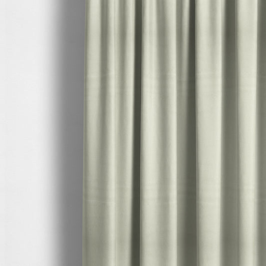 Kensington Velvet Semi Plain White Upholstery Fabric CTR-2261 - Made To Measure Curtains