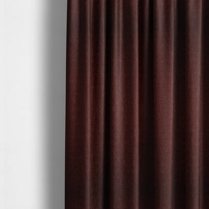 Kensington Velvet Semi Plain Burgundy Red Upholstery Fabric CTR-2265 - Made To Measure Curtains