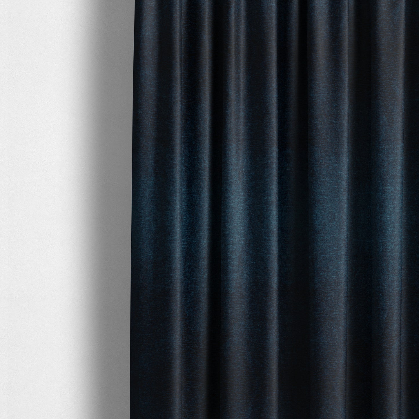 Brompton Velvet Plain Navy Blue Upholstery Fabric CTR-2267 - Made To Measure Curtains