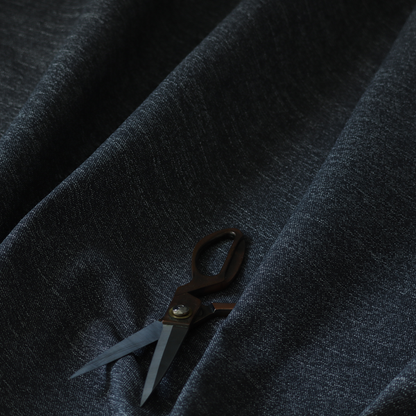 Oxford Flat Weave Water Repellent In Dark Grey Upholstery Fabric CTR-2268