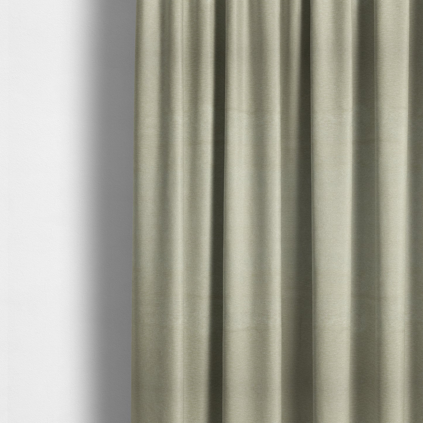 Brompton Velvet Plain Beige Upholstery Fabric CTR-2268 - Made To Measure Curtains