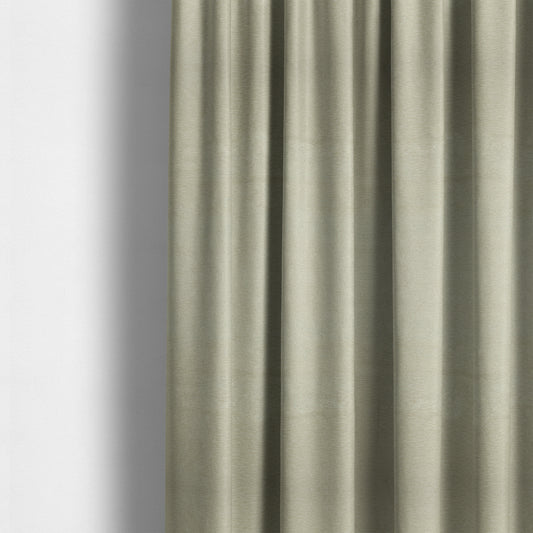 Brompton Velvet Plain Beige Upholstery Fabric CTR-2268 - Made To Measure Curtains