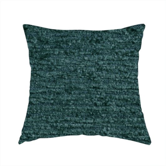 Arya Soft Textured Chenille In Green Upholstery Fabric CTR-2270 - Handmade Cushions