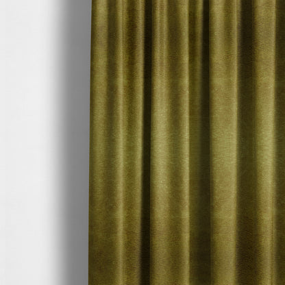 Brompton Velvet Plain Yellow Upholstery Fabric CTR-2271 - Made To Measure Curtains