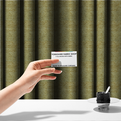 Arya Soft Textured Chenille In Yellow Upholstery Fabric CTR-2271 - Made To Measure Curtains