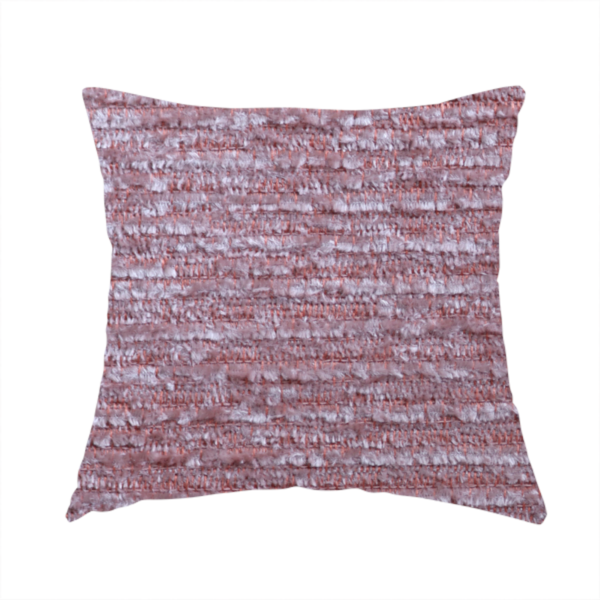 Arya Soft Textured Chenille In Pink Upholstery Fabric CTR-2272 - Handmade Cushions