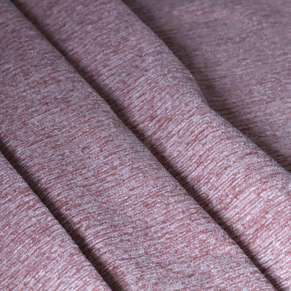 Arya Soft Textured Chenille In Pink Upholstery Fabric CTR-2272