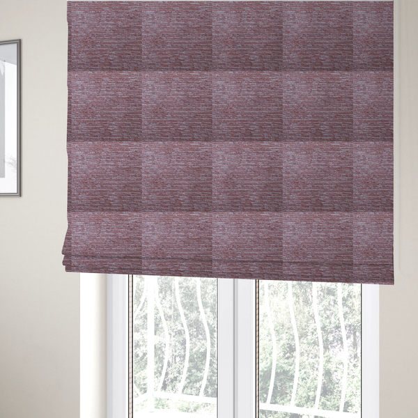 Arya Soft Textured Chenille In Pink Upholstery Fabric CTR-2272 - Roman Blinds