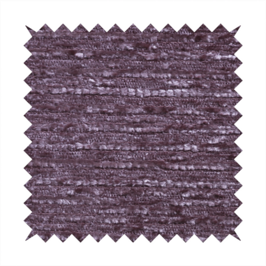 Arya Soft Textured Chenille In Purple Upholstery Fabric CTR-2273
