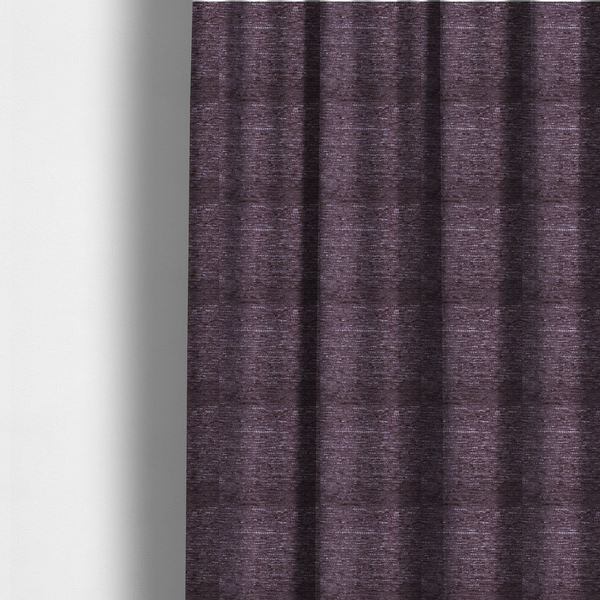 Arya Soft Textured Chenille In Purple Upholstery Fabric CTR-2273 - Made To Measure Curtains