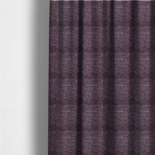 Arya Soft Textured Chenille In Purple Upholstery Fabric CTR-2273 - Made To Measure Curtains