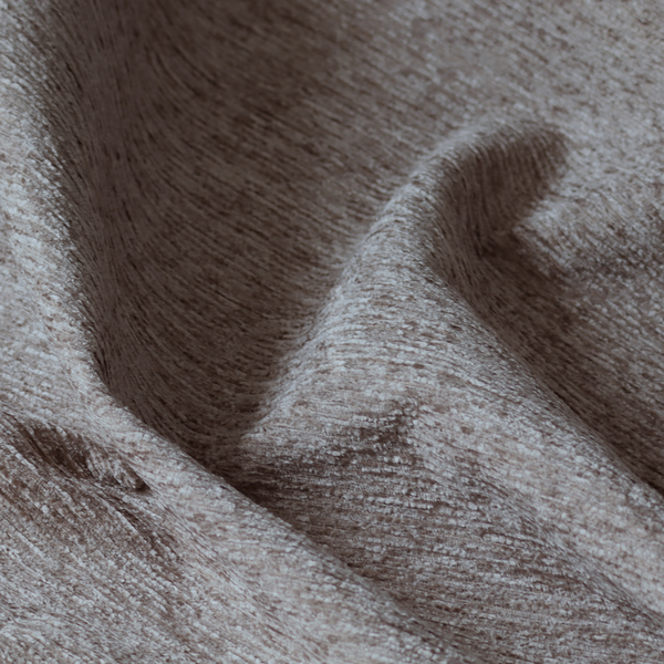 Arya Soft Textured Chenille In Brown Upholstery Fabric CTR-2274